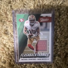 Panini 2017 Classics Flashback Fabrics Michael Crabtree Memorabilia #FF-MC /299