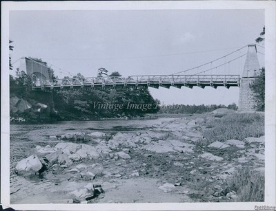 Newburyport Ma Replaces Old Merrimac Bridge Construction Vintage Photo 6x8