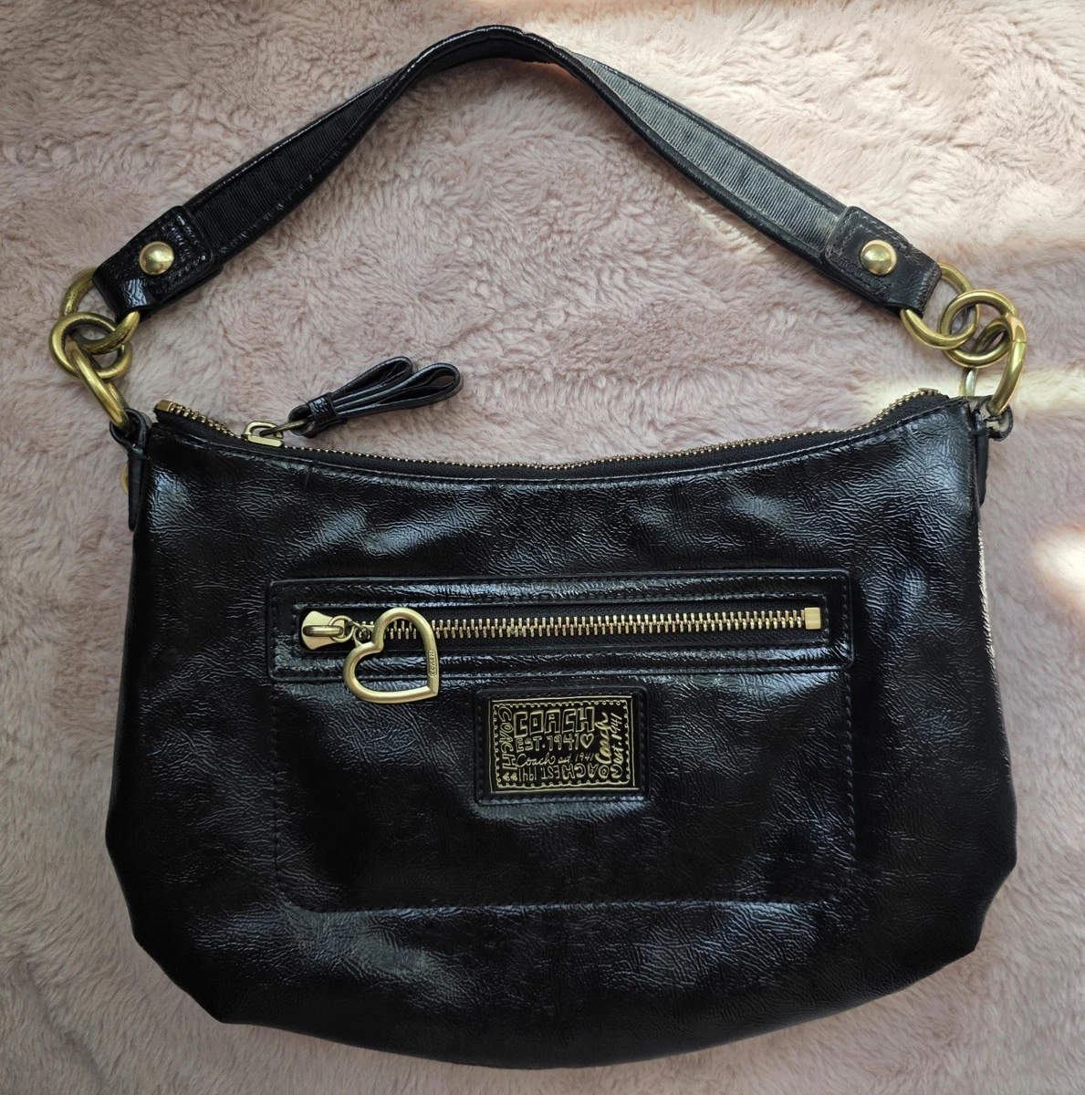 Coach Gold Patent Bags & Handbags for Women for sale | eBay