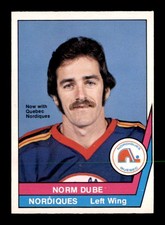 1977 O-Pee-Chee WHA #54 Norm Dube RC NM/NM+ X3541434