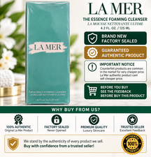La Mer The Essence Foaming Cleanser 4.2 oz / 125 mL Brand New Factory Sealed