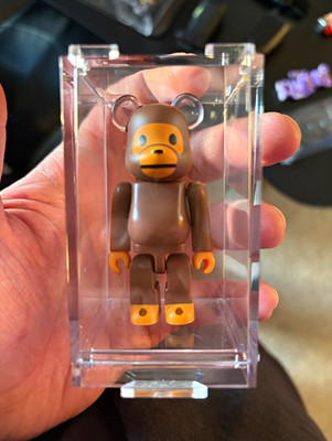 A Bathing Ape BAPE PLAY Baby Milo Brown/Tan/Orange Vinyl Figure w/ Accessory