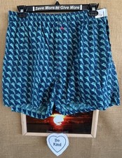 NWOT Tommy Bahama Men's Marlin logo pattern XL boxer briefs elastic waste open-f