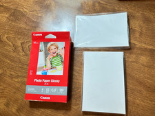 10 sheets only Canon Gp-701 4  x6  inch Glossy Photo Paper unused 53 lbs 200g/m2