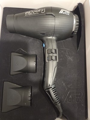 Parlux Alyon Air Ionizer Tech Professional Hair Dryer Made in Italy | Black