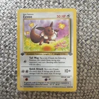 Pokemon Cards Eevee 51/64 1st Edition Jungle Common NM