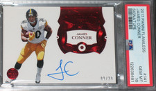 James Conner 2017 Panini Flawless Autograph Ruby Rookie (9/20) PSA 10 Steelers