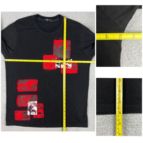 Drop Dead Shirt Uomo Medium M Nero Rosso Anime Incubi Manica Lunga Manga Tee 1 - Foto 12 di 12