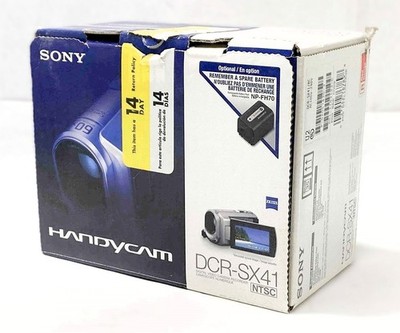 Sony Handycam DCR-SX41 Red 8GB Camcorder – 60x Carl Zeiss Zoom