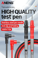 PT840 Digital Multimeter 10A 1000v Test Leads Probe Pen Volt Meter Cable UK