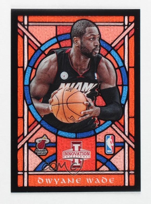2012-13 Panini Innovation Stained Glass Dwyane Wade #89 HOF