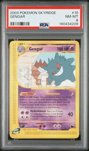 Gengar graded PSA 8 for sale on eBay