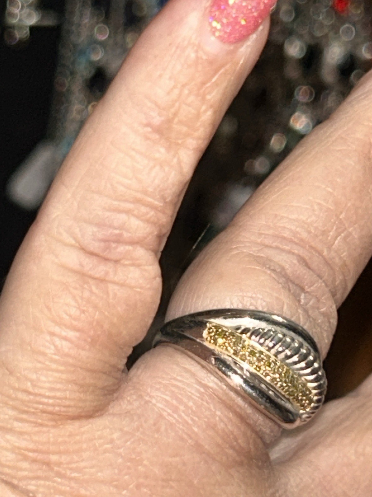 Affinity Sterling Silver Yellow Diamond - image 5