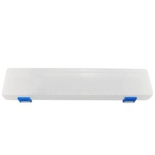 Transparent Brushes Storage Box Paint Brush Pen Container 13x2.76x1.38 Inch