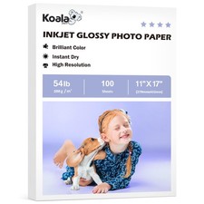 Koala Glossy Inkjet Photo Paper Thick 11X17 Inches 100 Sheets 54lb Picture Pa...