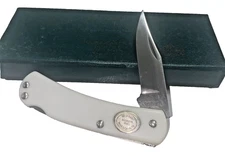 Moore Maker Knife 3100ULB Delrin White Lockback 2014