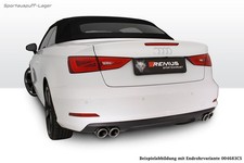 Remus Duplex Sportauspuff Audi A3 8V 1.8l TFSI Cabrio je 2x84mm Street Race