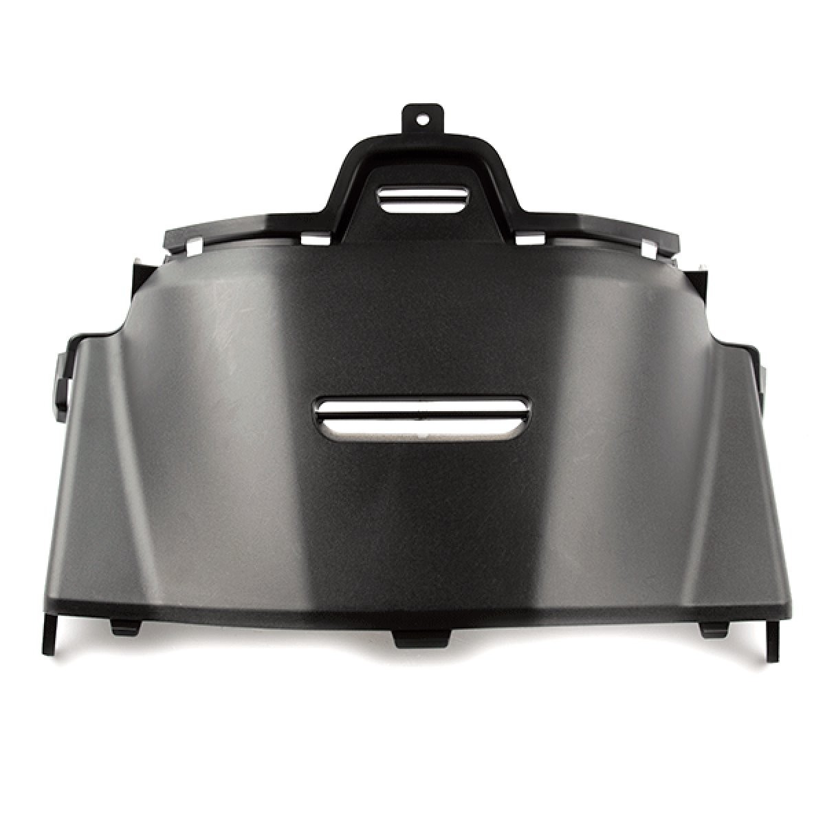 Footwell Panel (Facing Heels) Black for LJ50QT-N Front Headlight Fairing Painted