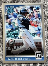 2018 Panini Donruss Optic Rated Rookie Ozzie Albies #36 (RC) Atlanta Braves