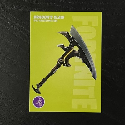 Fortnite Series 3 Ice Scepter / Dragon's Claw #H61 Base Epic Trading Card