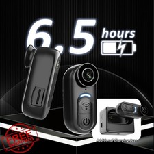 4K Mini Body Camera 128GB Thumb Action Cam with Audio