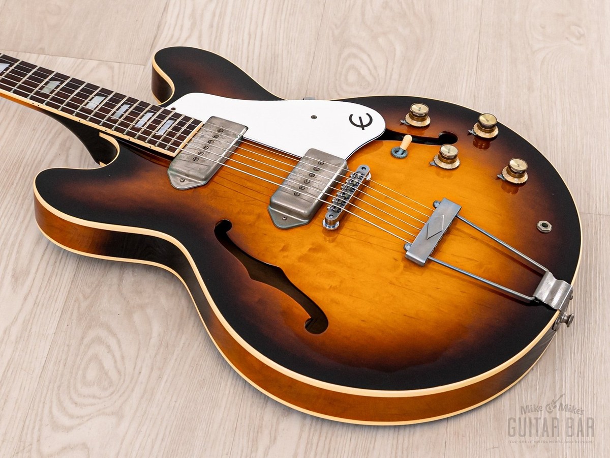 1986 Epiphone Casino Vintage Guitar Figured w/ Case, Japan