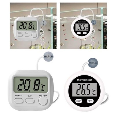 Digital Aquarium Thermometer with Probe Easy to Read Accurate Multi Use for