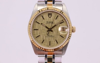 Tudor Prince Oysterdate 74033 Stahl Gold Farbe