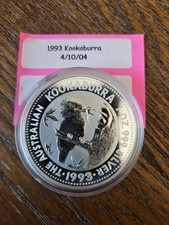 Australian Kookaburra 1 oz Precious Metal Content per Unit 1993