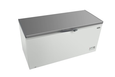 Tiefkühltruhe Freezer Tiefkühler Froster weiß TK-Schrank Edelstahldeckel 512 L