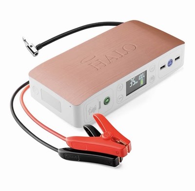 HALO Bolt Air 58830 Portable Car Battery Jumper 100 PSI Air Compressor ROSE GOLD