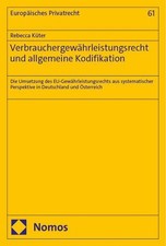 Verbrauchergewährleistungsrecht und allgemei...