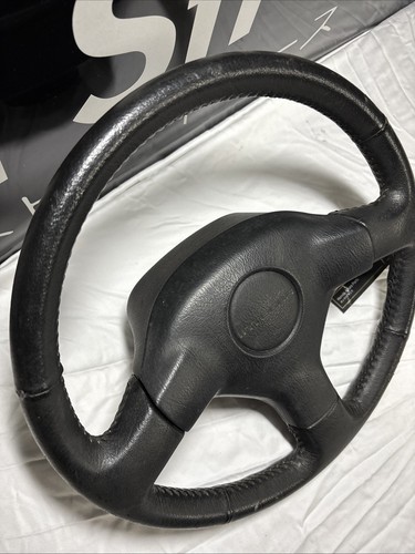 HONDA Integra DC2 Si-VTEC Genuine Leather Steering Wheel JDM - Picture 5 of 10