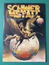 Schwer Metall #24 1982 (German Heavy Metal) Bori Vallejo Cover, Moebius, Corben