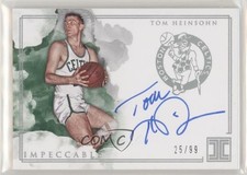2018-19 Panini Impeccable Celtics 25/99 Tom Heinsohn #BS-THS Auto HOF uk2