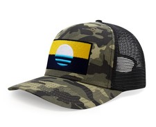 Milwaukee People’s Flag Hat for Men Women – Snapback Trucker Cap(Camouflage)