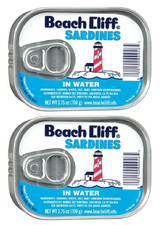 Beach Cliff Sardines in Water 2 Pack