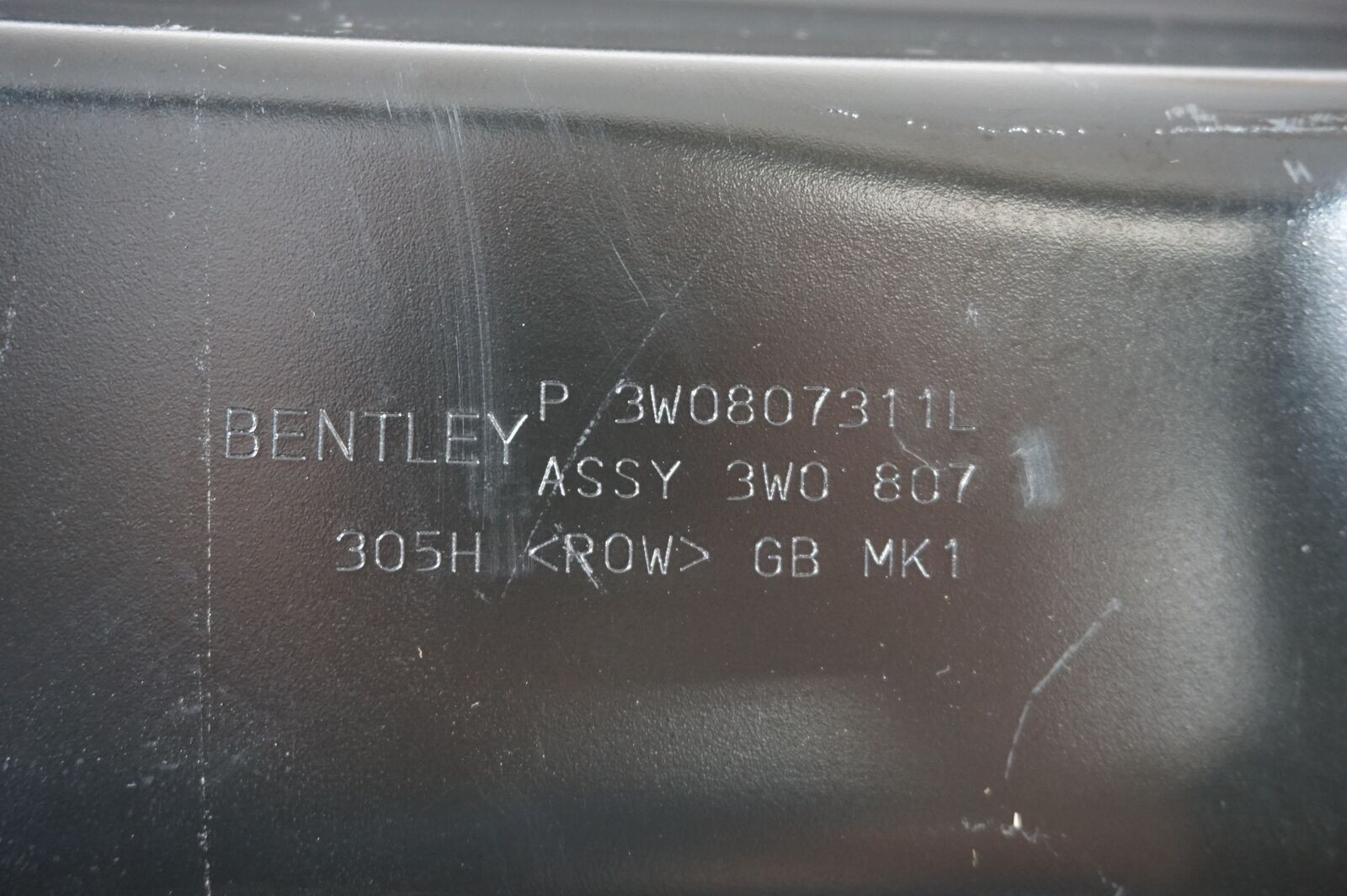 BENTLEY GT GTC REINFORCEMENT REAR 2004 2005 2006 2007 2008 2009 2010 3W0807311L