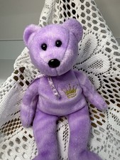 TY Beanie Baby Yours Truly Hallmark Gold Crown Exclusive 2002 W/ Tag 9 Inch Toy