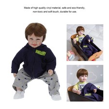 55cm Soft Body Cute Reborn Boy Doll Toddler Infant Doll Children Birthday Gi BYE