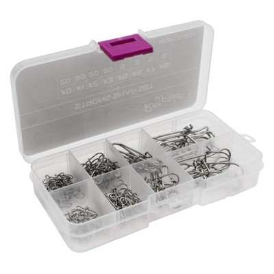 Roy Fishers Strong Snap Set Angel Einhänger Wirbel Karabiner #0 bis #8 100stück