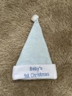 Light Blue Baby's 1st Christmas Hat — photo 1