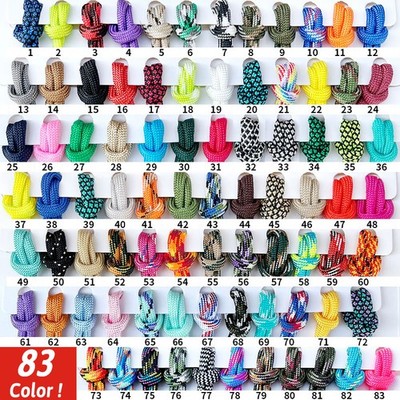 10m 31m 100m  Paracord 550lb 83-farbauswahl Fallschirmleine Fallschirmschnur