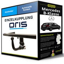 Abnehmbare Anhängerkupplung für MERCEDES B-Klasse 11.2011-12.2018 Typ W246 Oris Abnehmbare Anhängerkupplung für MERCEDES B-Klasse 11.2011-12.2018 Typ W246 Oris