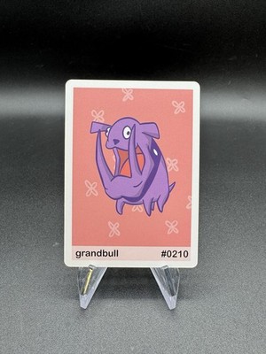 Granbull - Grandbull #210 Pookiemoot Series 2 Custom Fan Art Pokemon