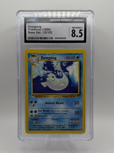 Dewgong graded CGC 8.5 for sale on eBay