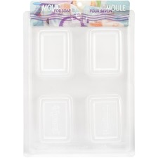6 Pack - Life Of The Party Soap Mold 7.75"X10.25"-4 Cavity - Rectangles - 151-69