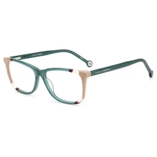 Carolina Herrera Women's Square 55mm Eyeglasses Frames Teal Brown CH0066-HBJ