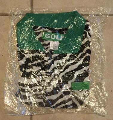 NEW Golf Wang Zebra Button Up Shirt S Odd Future Tyler The Creator