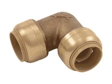 Sharkbite UR248 1/2" Lead Free Brass Push 90 Elbow